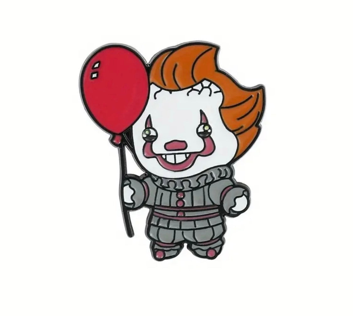 Horror Pennywise enamel pins