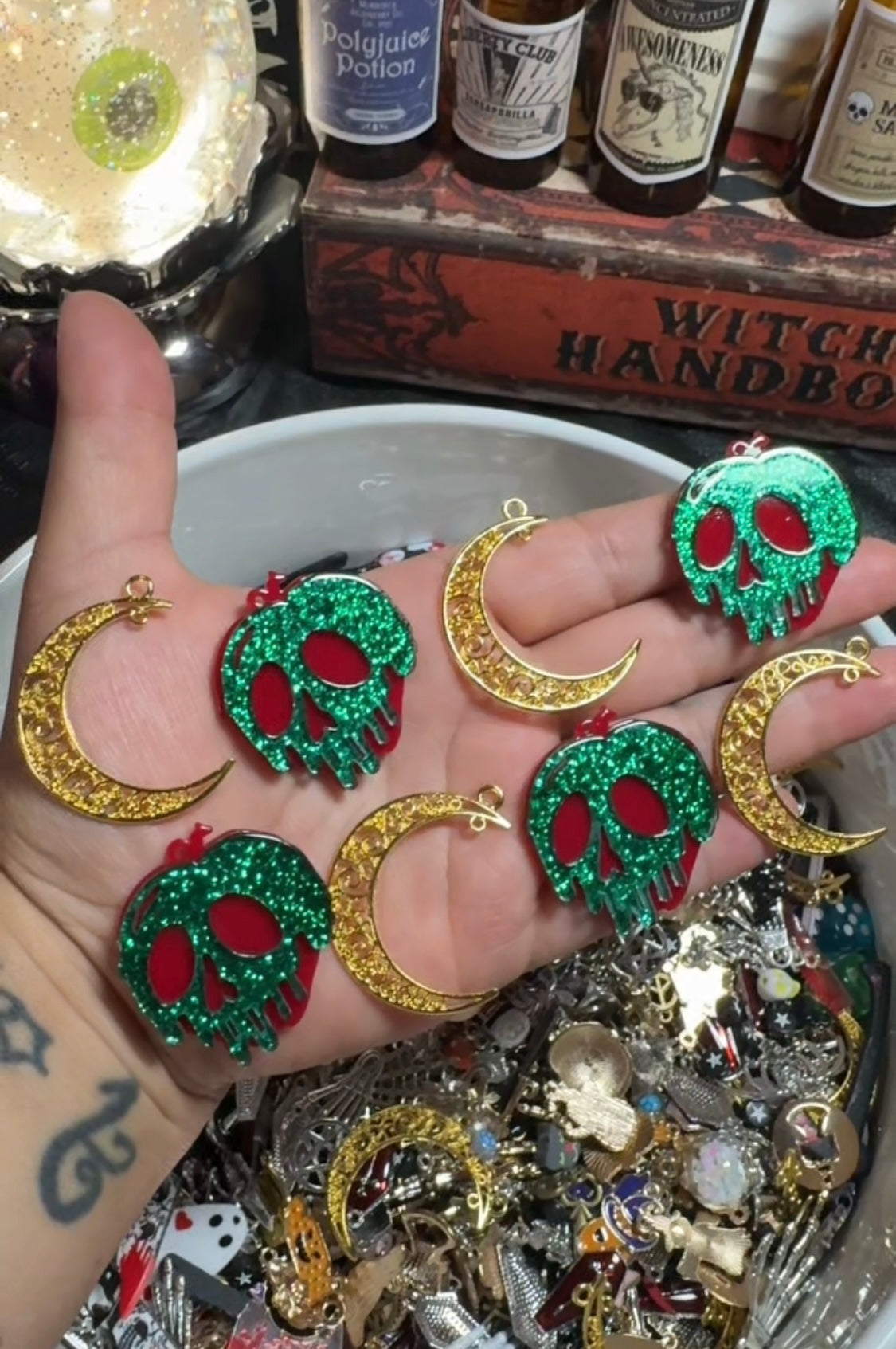 50pc Horror & Spooky charm set