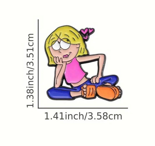 Lizzie Enamel pin