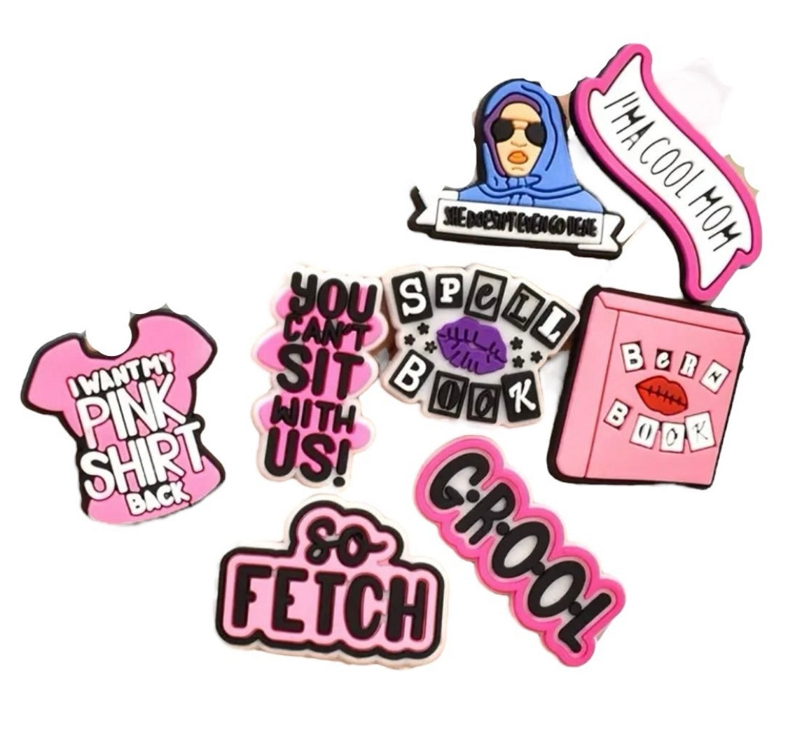 10 piece mean girls shoe charms