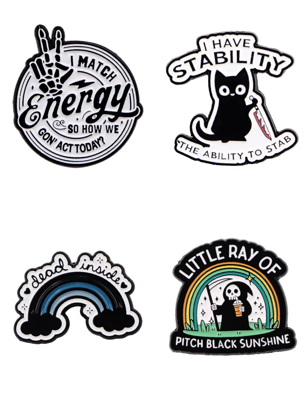 Funny enamel pins