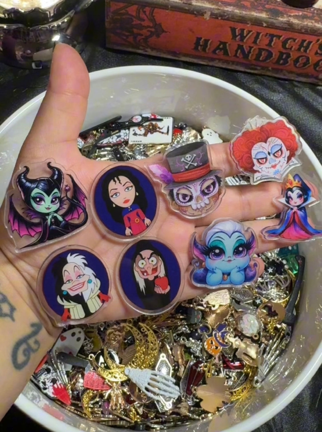 50pc Horror & Spooky charm set