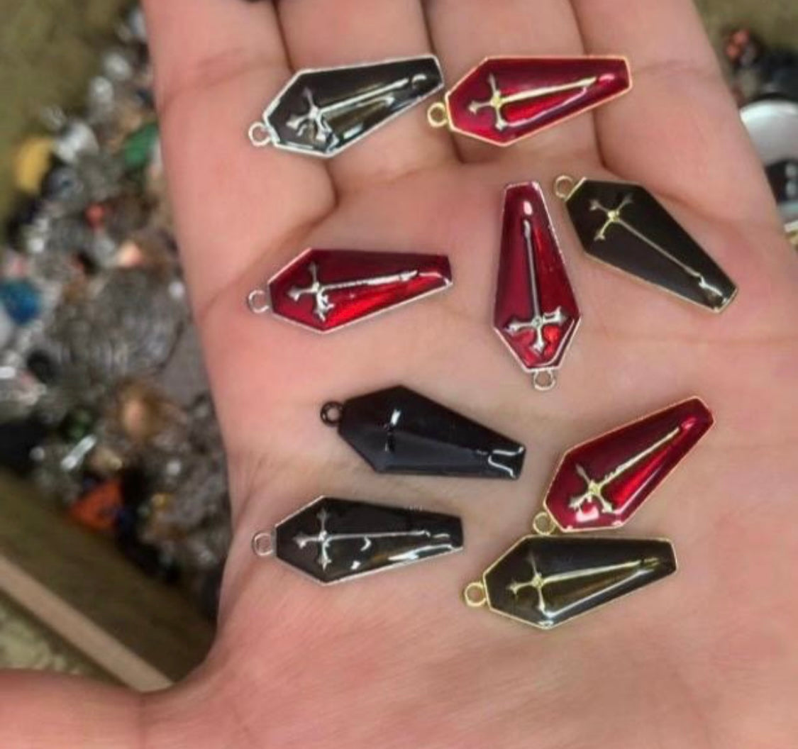 50pc Horror & Spooky charm set