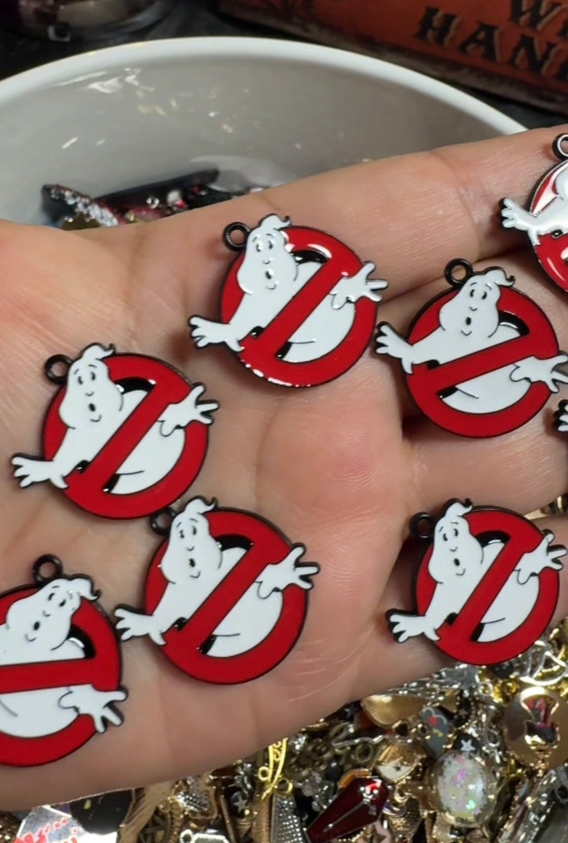 50pc Horror & Spooky charm set