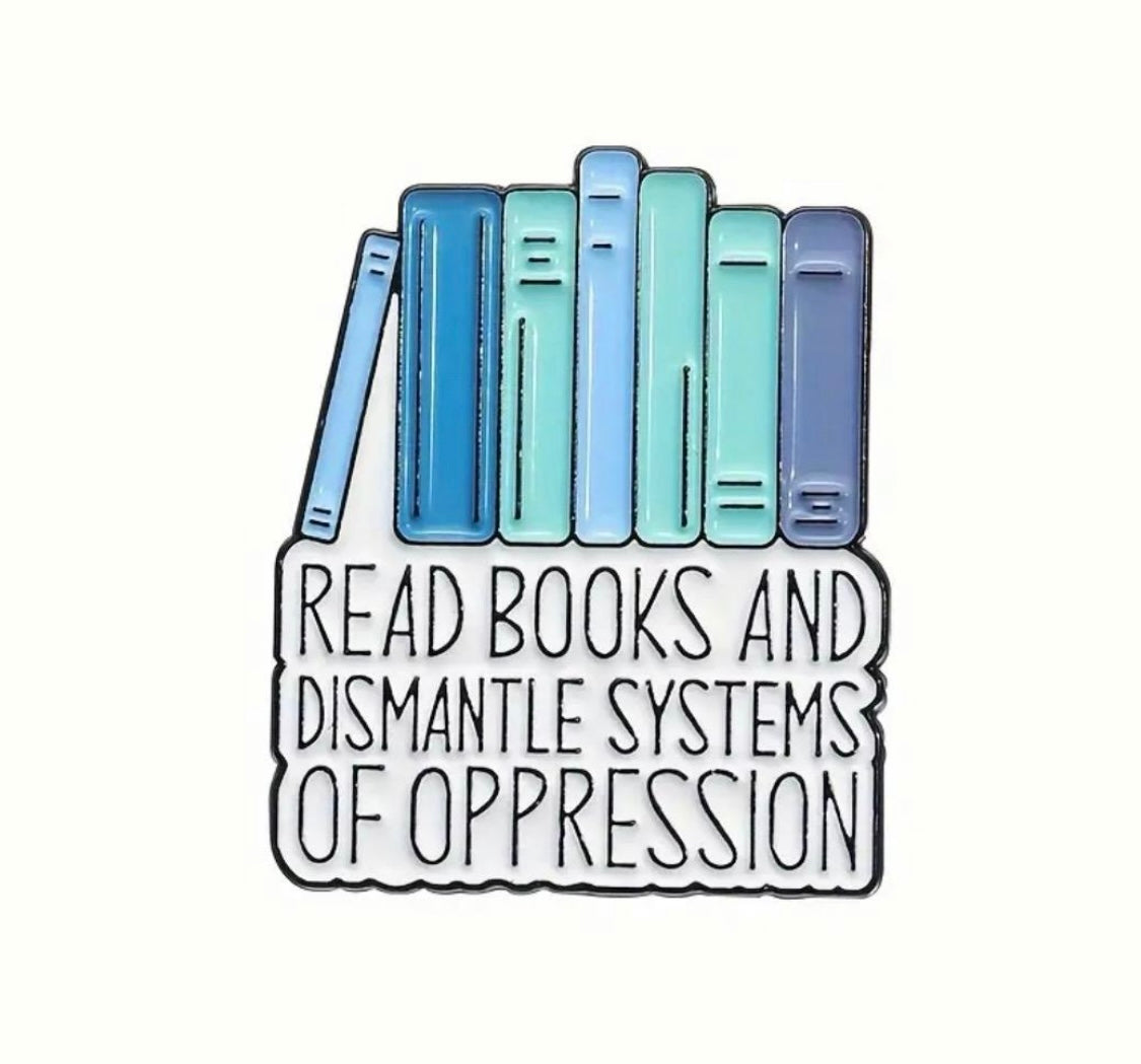 Book Lovers enamel pins