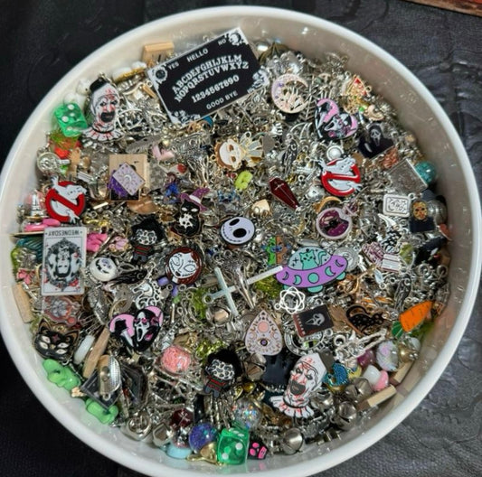 50pc Horror & Spooky charm set