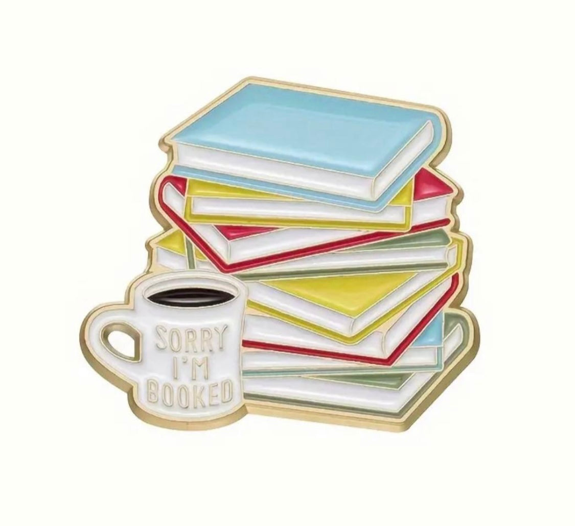 Book Lovers enamel pins