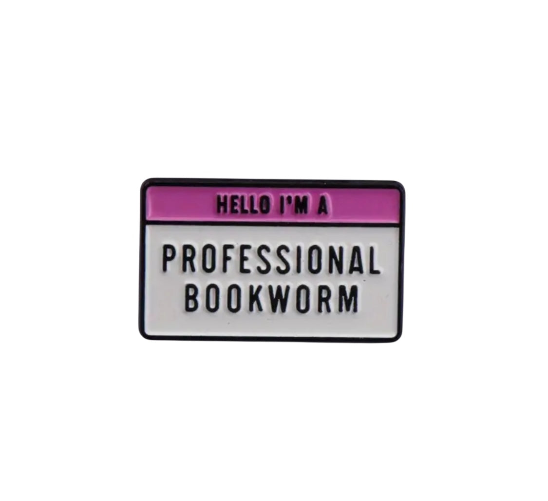 Book Lovers enamel pins