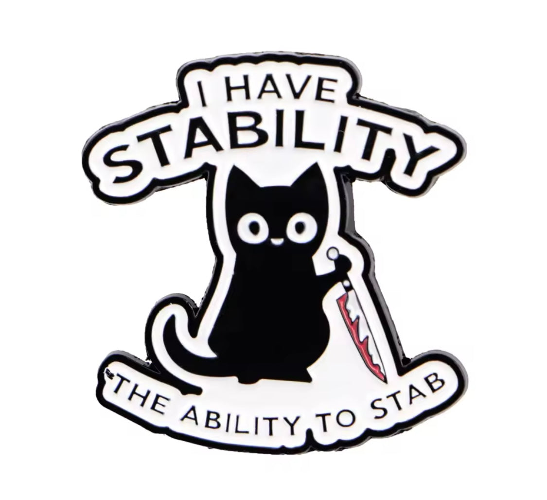 Funny enamel pins