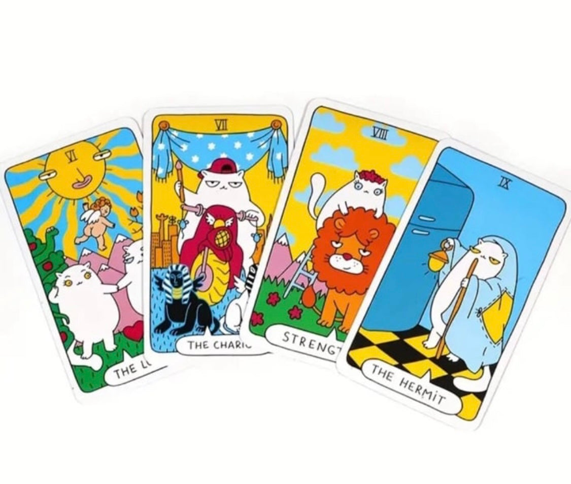 Paws 78pc tarot cards super cute