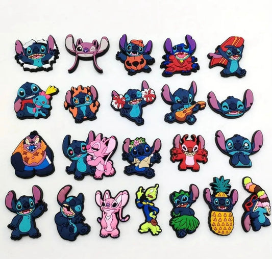 10 pc Stitch shoe charms