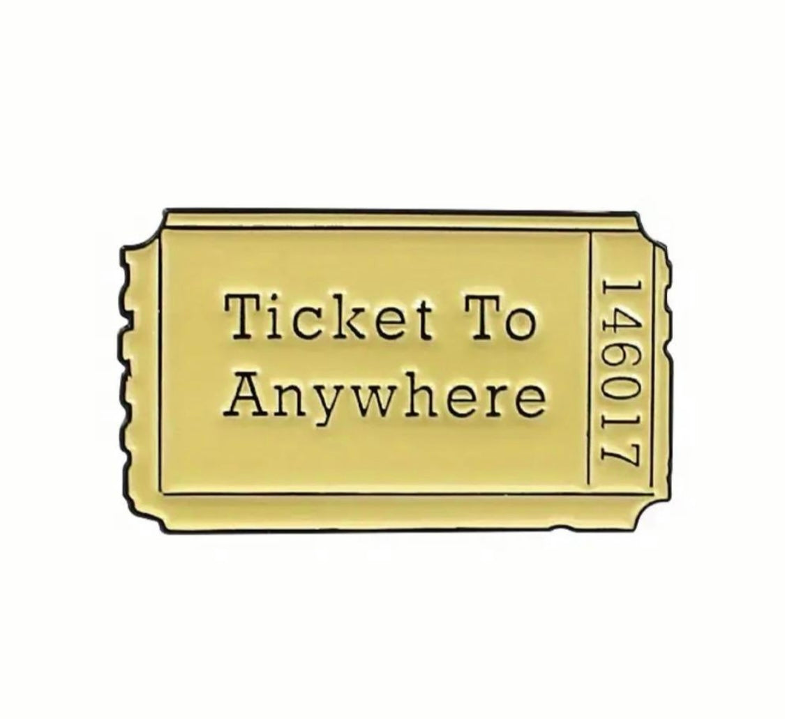 Ticket to Hell, REDRUM enamel pins