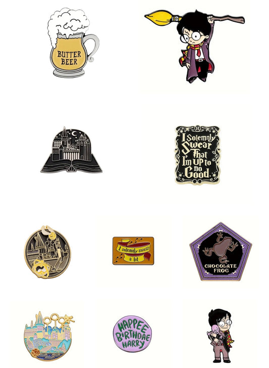 Wizard Harry P. Enamel pins