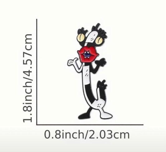 Real monsters Ahhhh oblina enamel pin