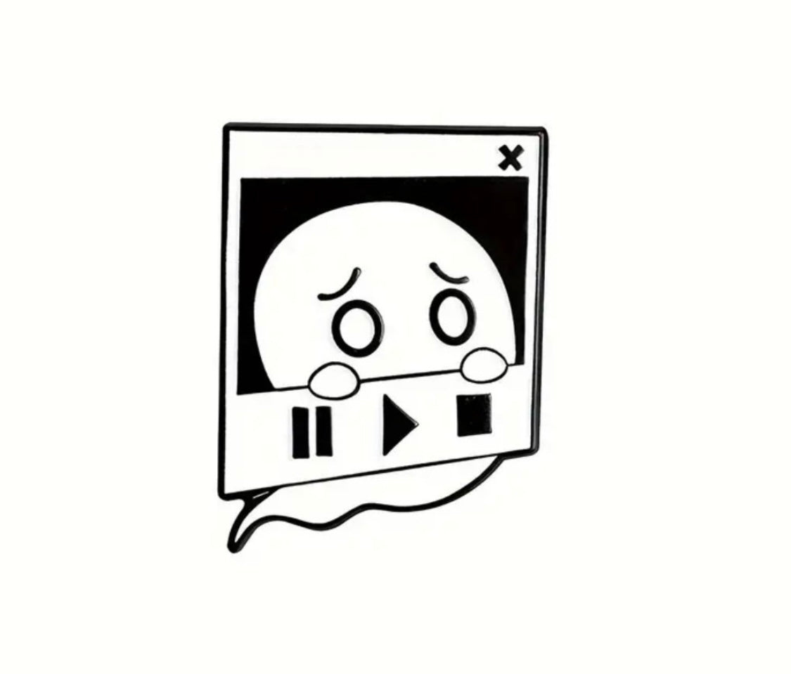 Spooky & Funny Ghost enamel pins