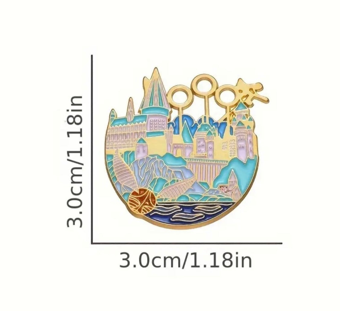 Wizard Harry P. Enamel pins