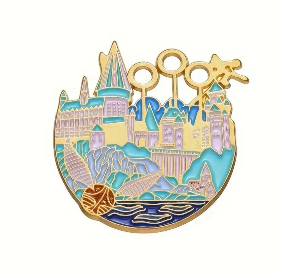 Wizard Harry P. Enamel pins