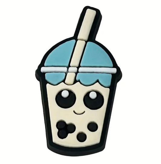 12 pc boba tea cute shoe charms