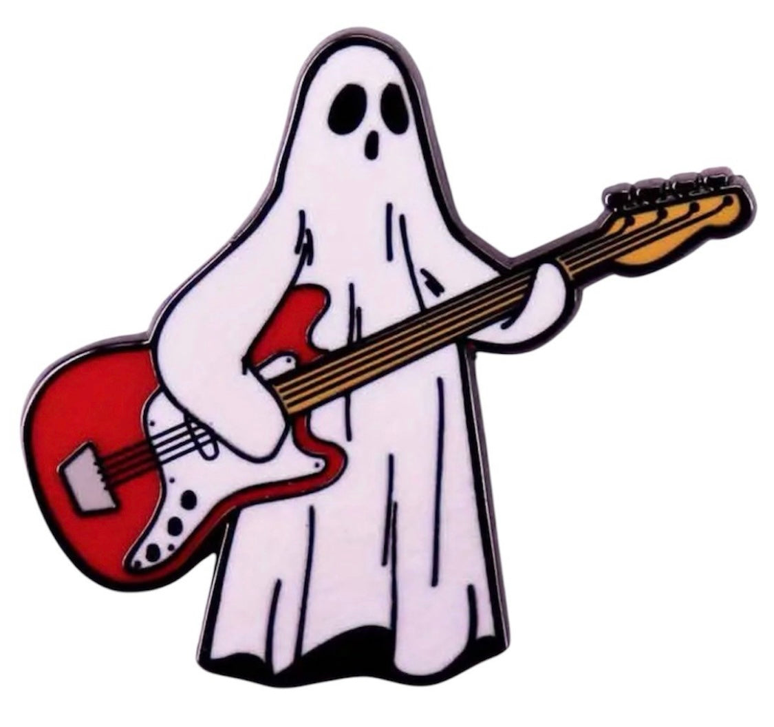 Spooky & Funny Ghost enamel pins