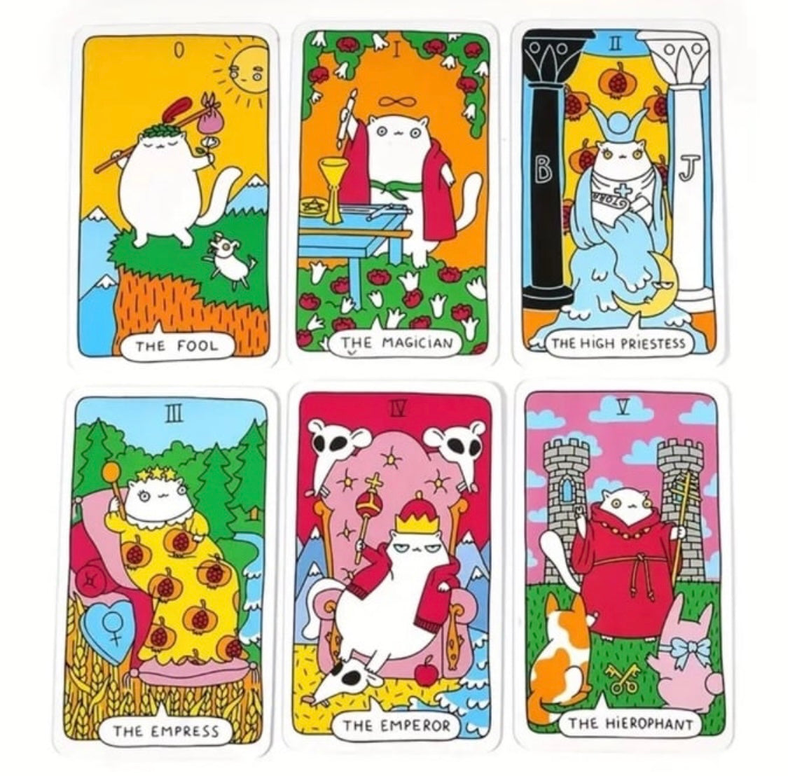 Paws 78pc tarot cards super cute