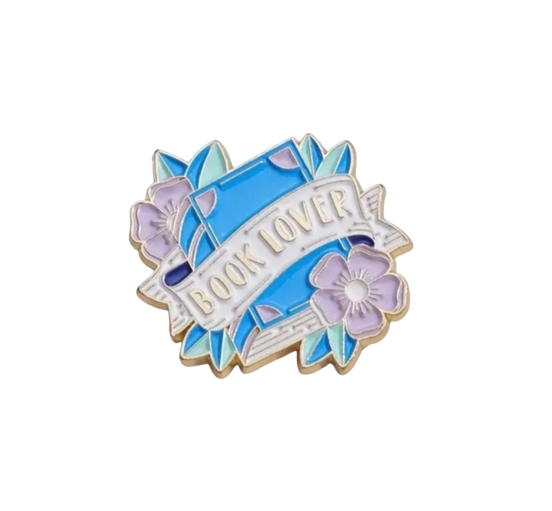 Book Lovers enamel pins
