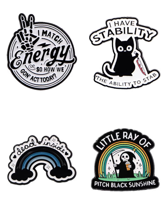 Funny enamel pins