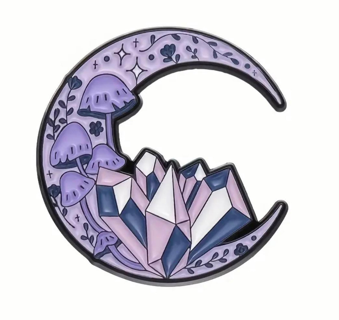 Witchy enamel pins
