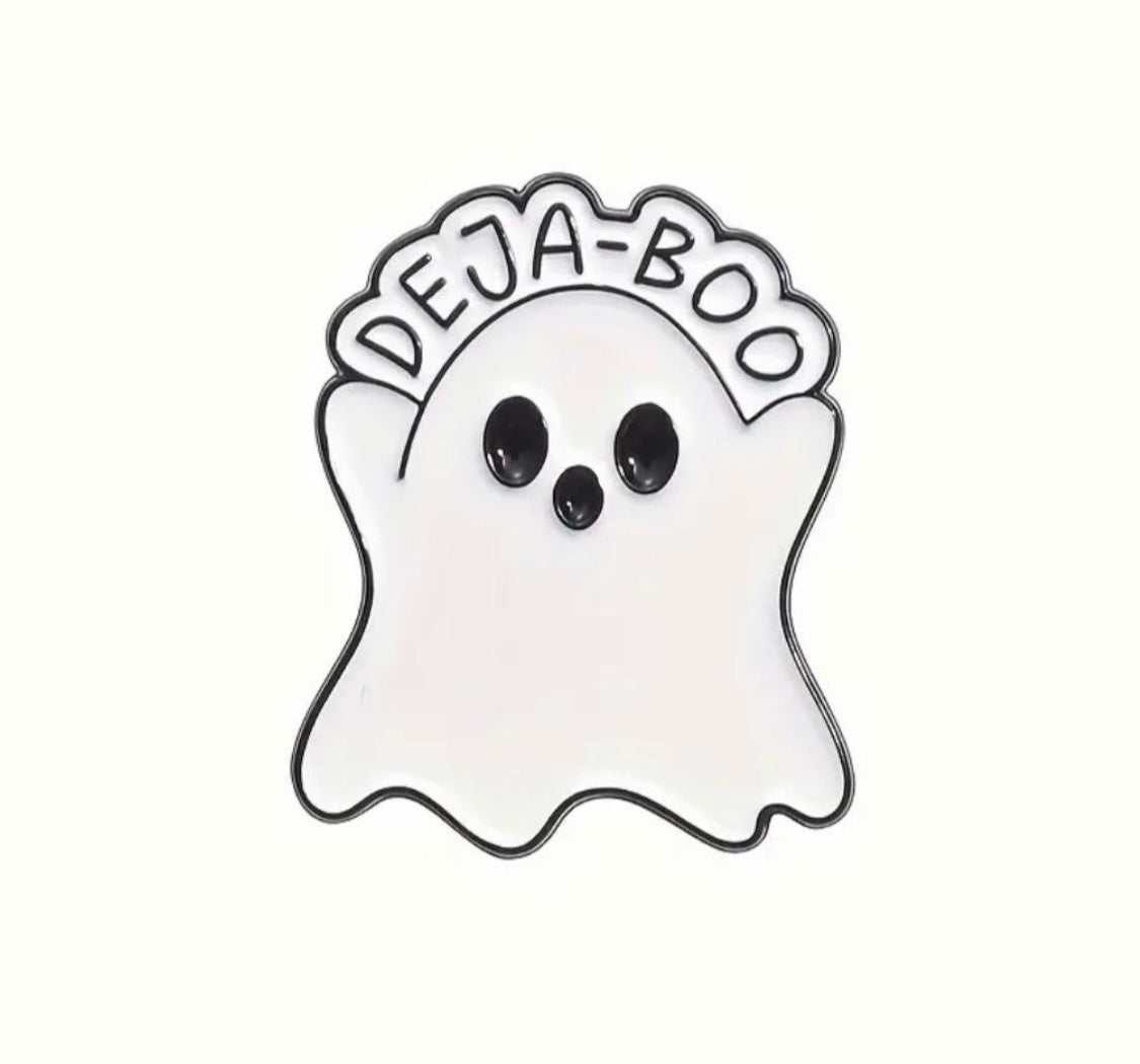 Funny ghosts enamel pins