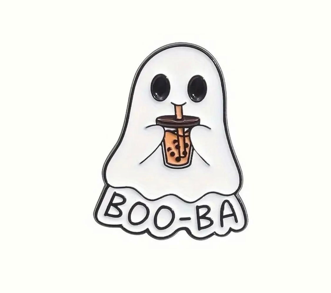 Funny ghosts enamel pins