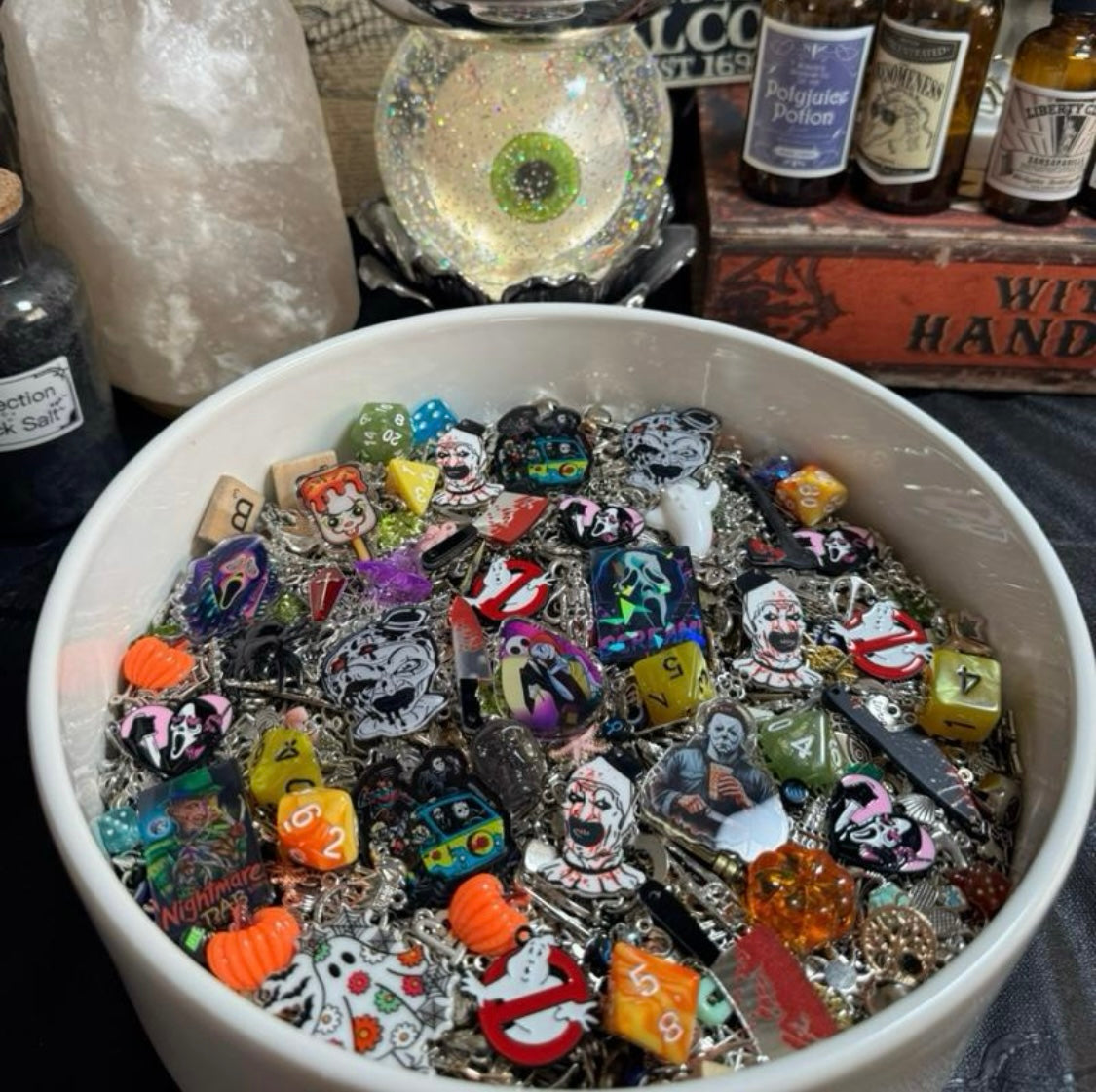 50pc Horror & Spooky charm set