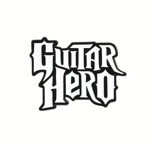 Guitar H. Enamel pin