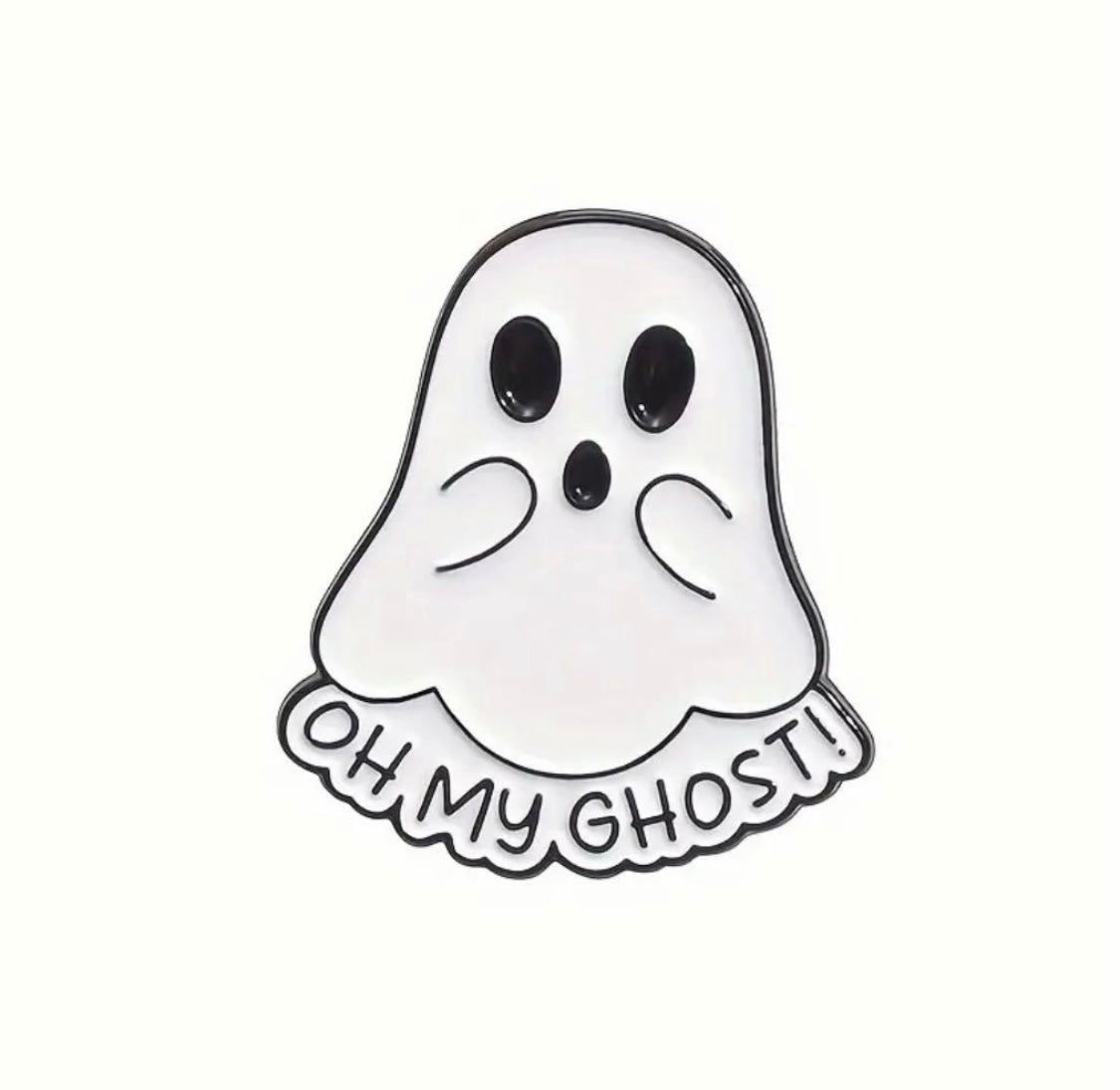 Funny ghosts enamel pins