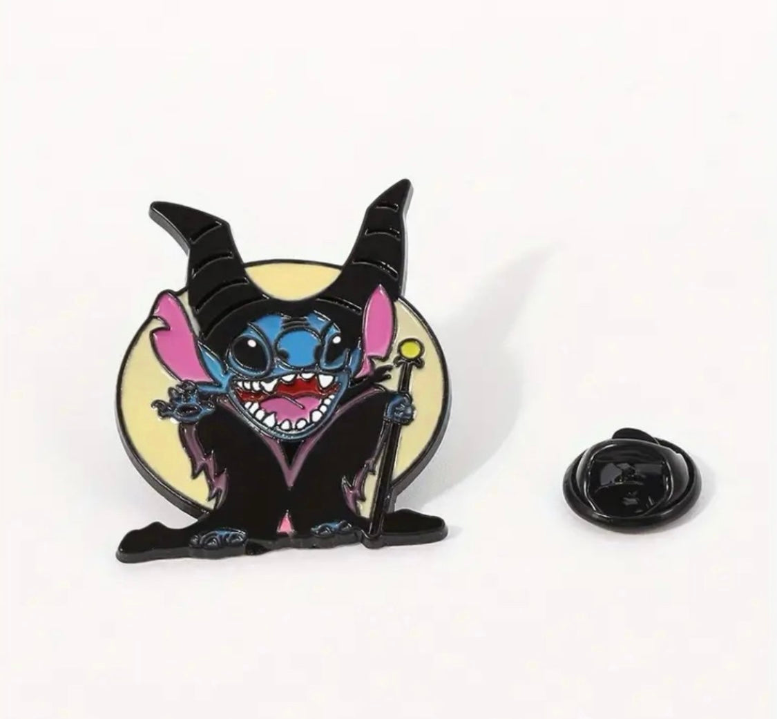 Stitch X Mashup enamel pins