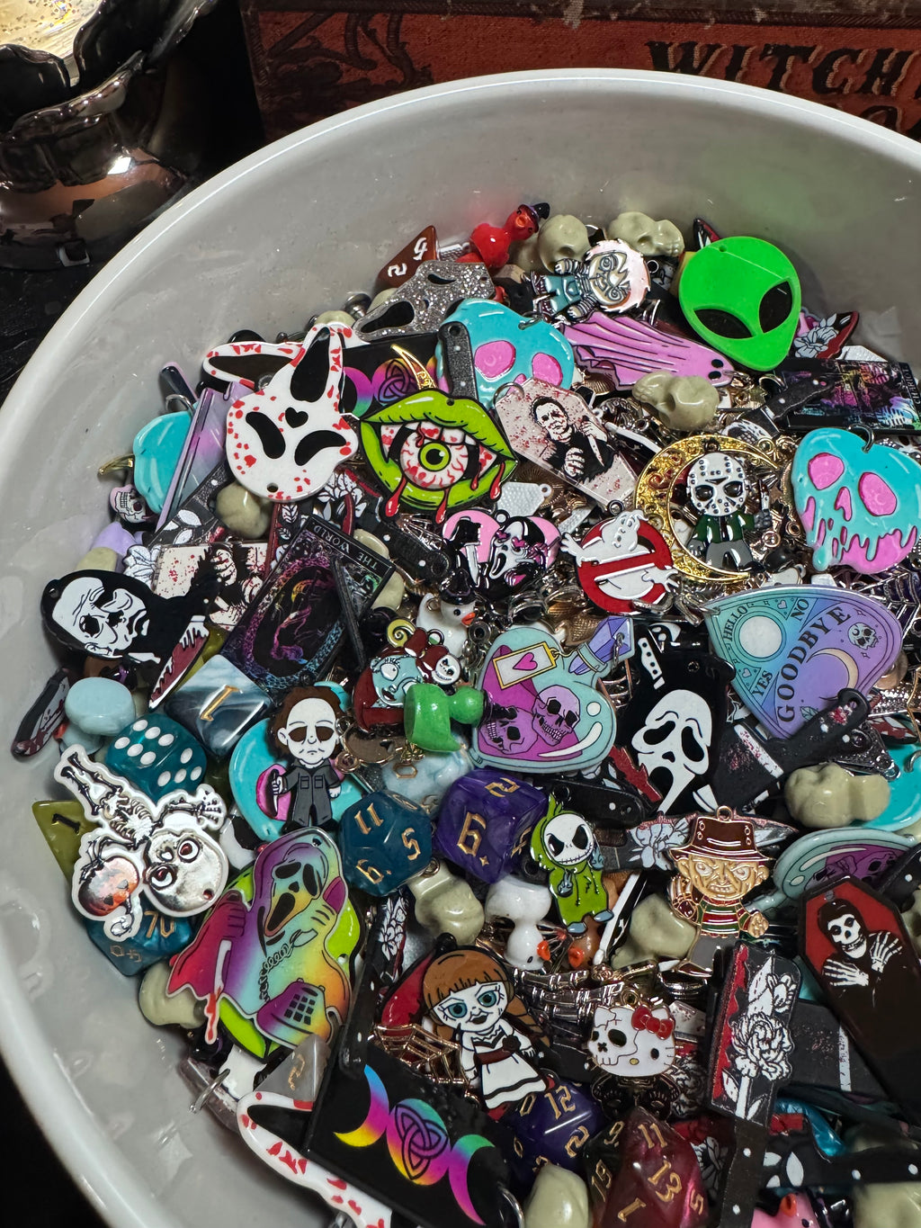50pc Horror & Spooky charm set