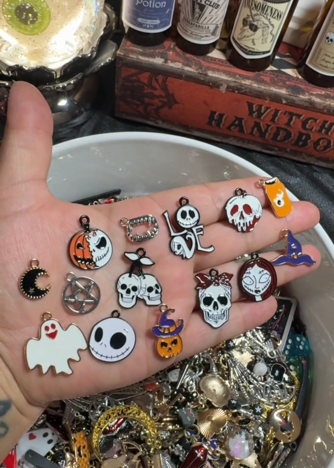 50pc Horror & Spooky charm set
