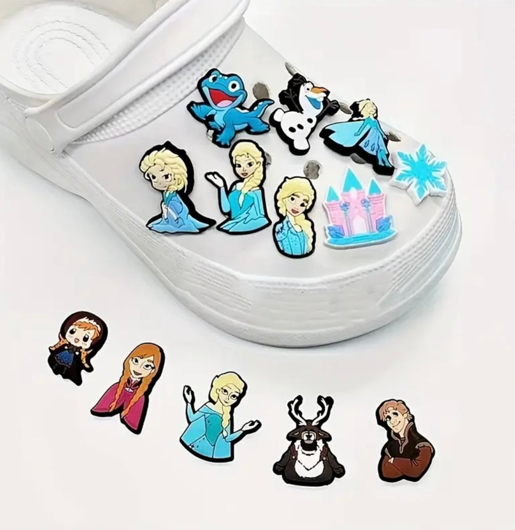 13pc Frozen shoe charms accessories
