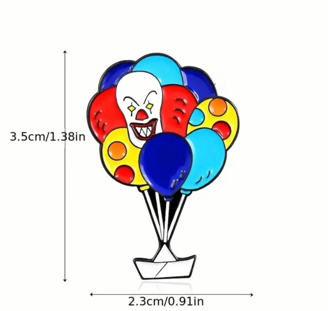 Pennywise balloons enamel pin