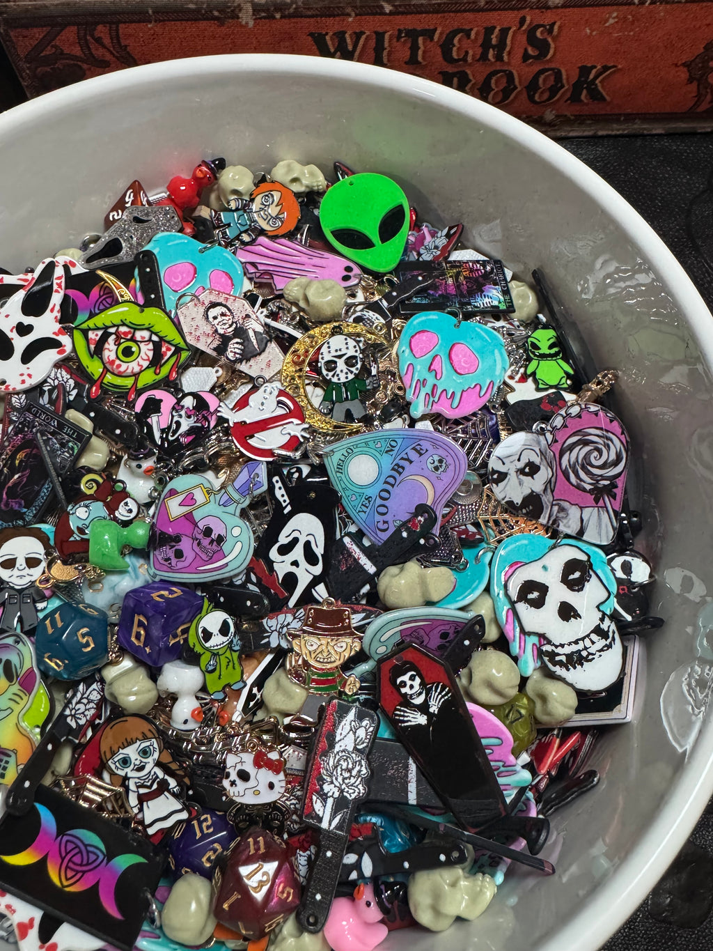 50pc Horror & Spooky charm set