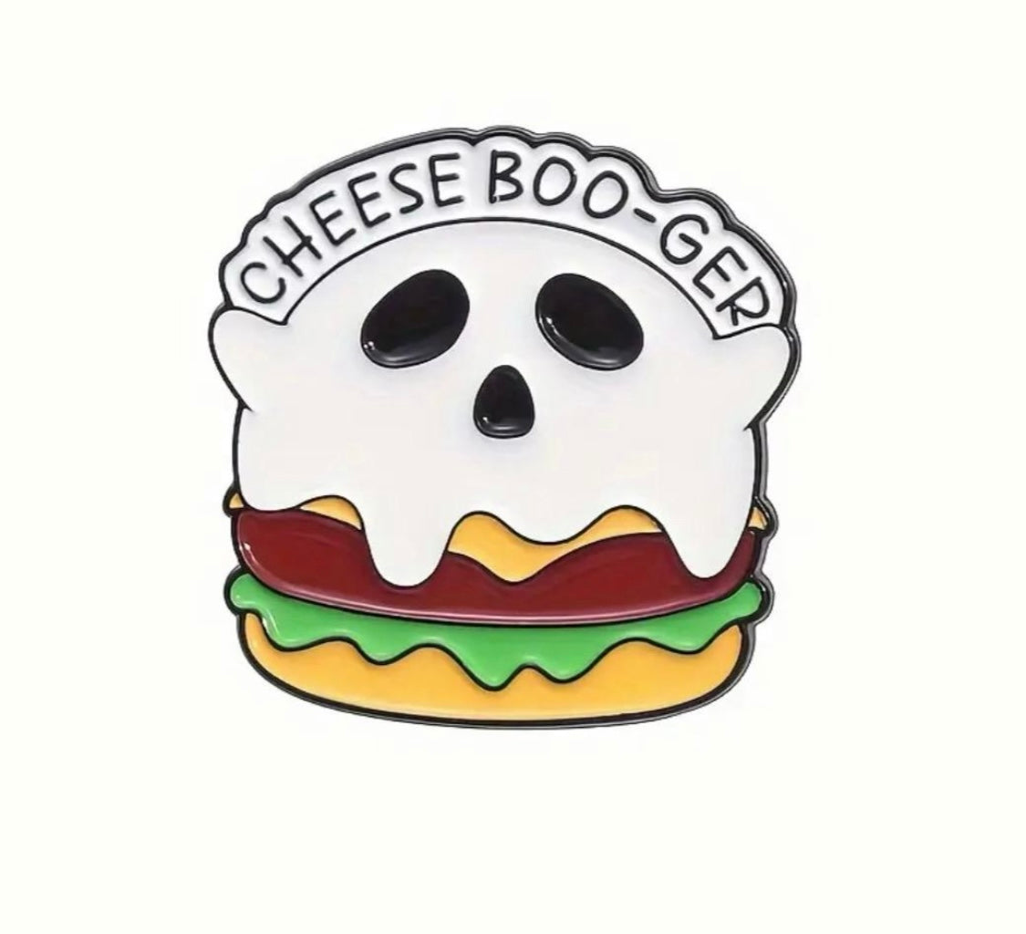 Funny ghosts enamel pins
