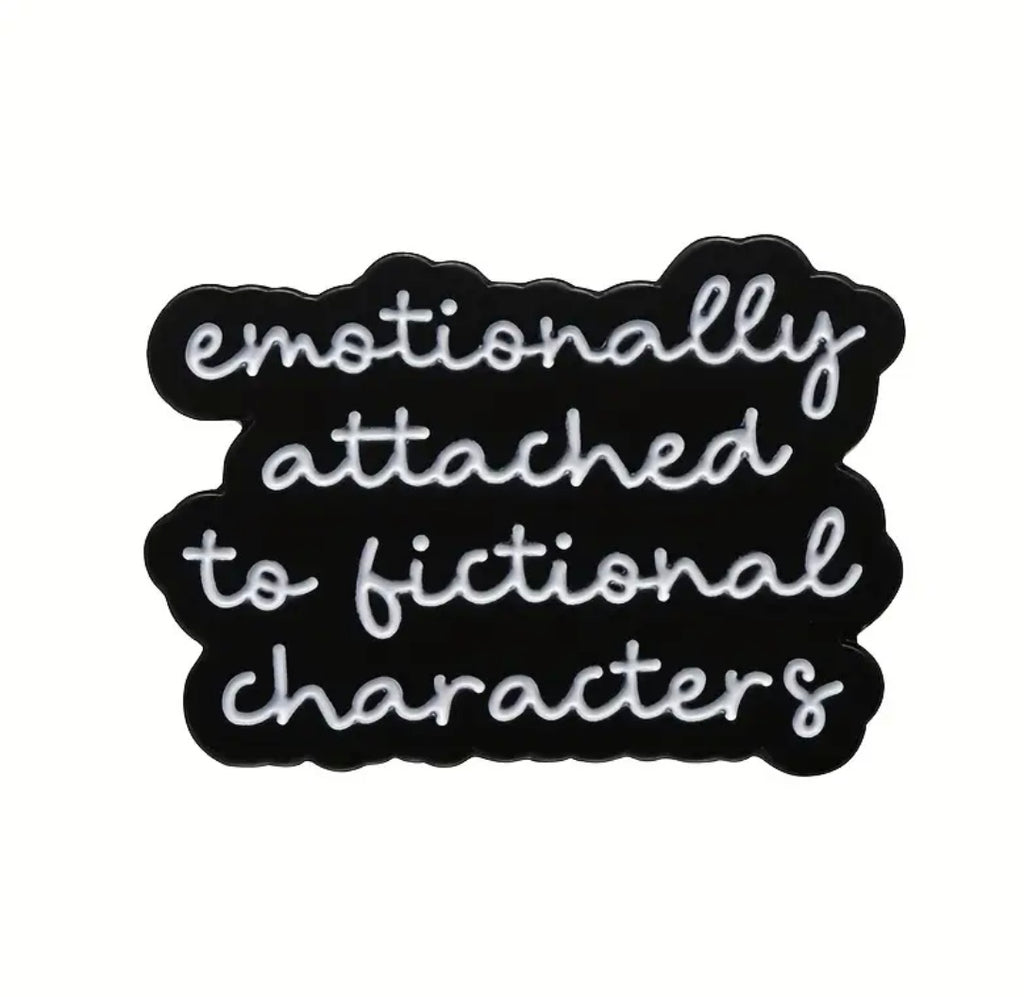 Book lovers enamel pin