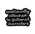 Book lovers enamel pin
