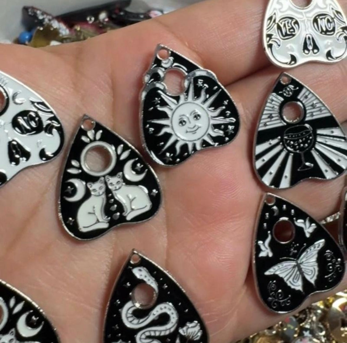 50pc Horror & Spooky charm set