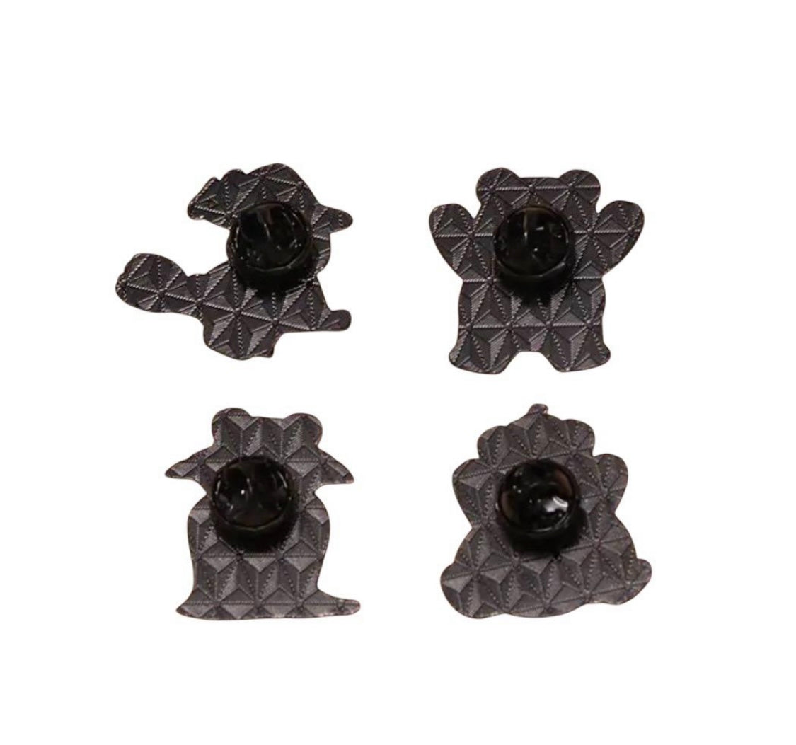 Cute witchy pandas enamel pins