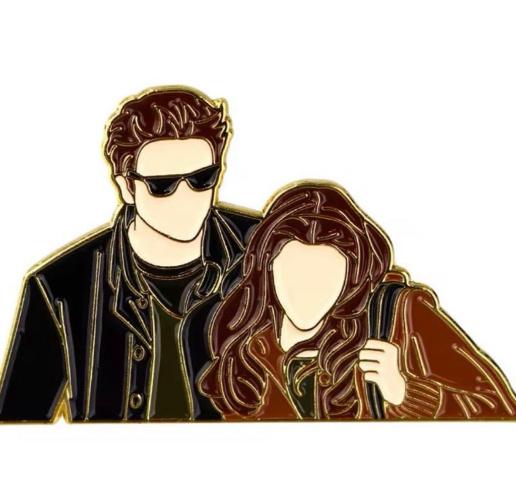 Twilight inspired enamel pins