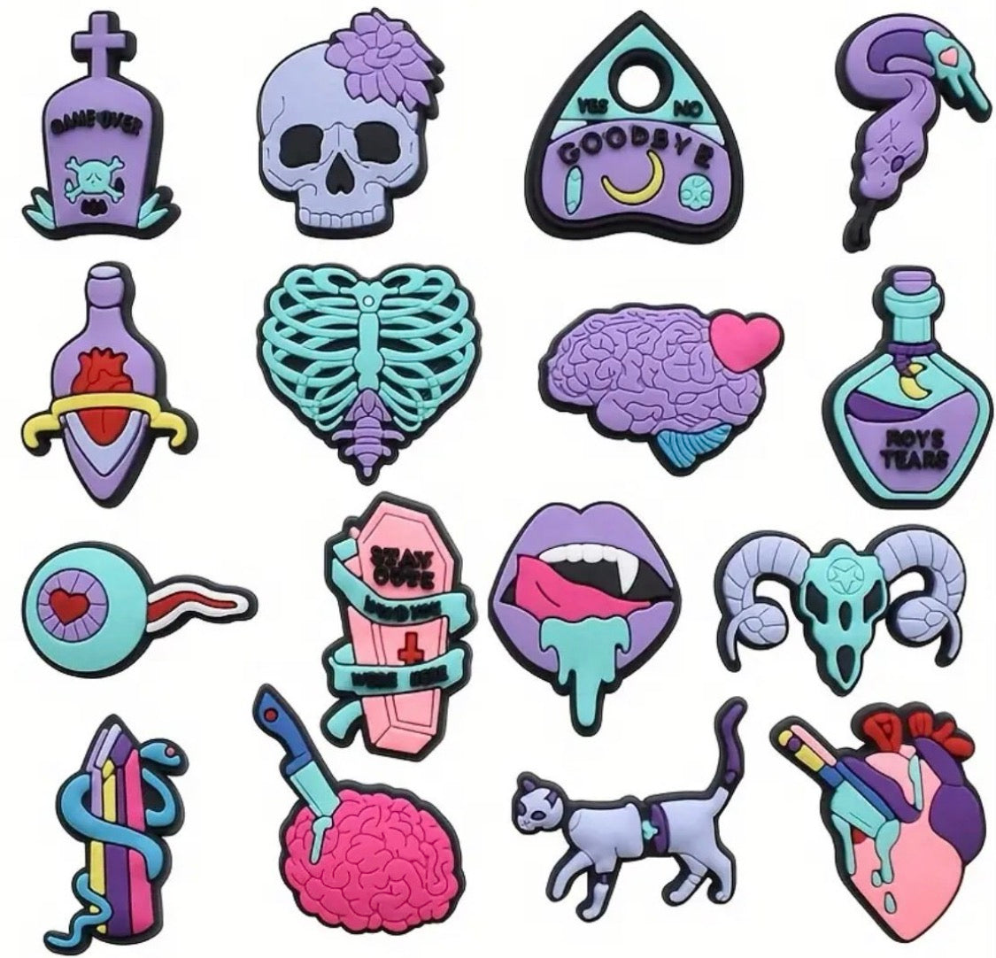 Witchy & Halloween shoe charms