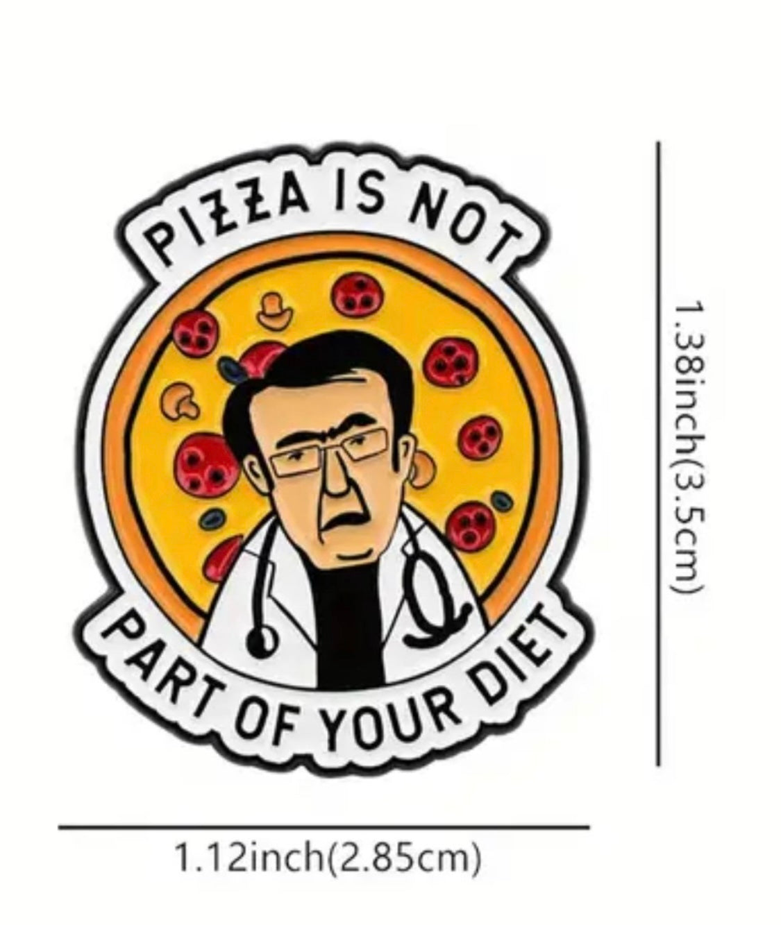 Dr. Now Funny Enamel Pins