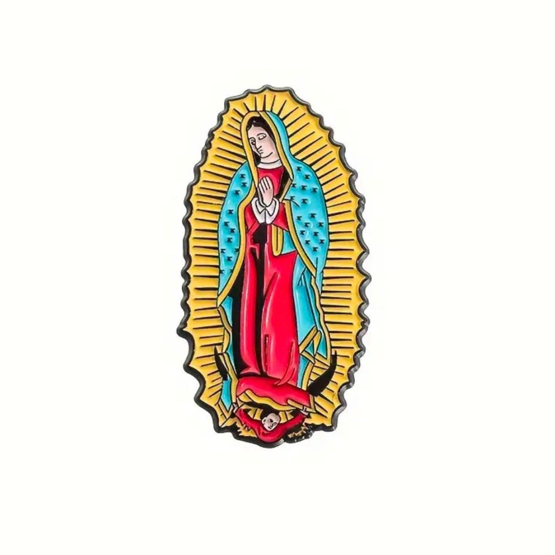 La virgencita de Guadalupe Enamel Pin