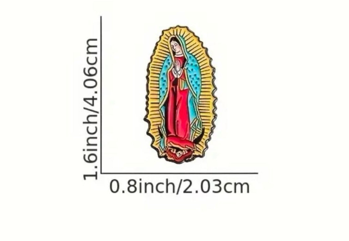 La virgencita de Guadalupe Enamel Pin