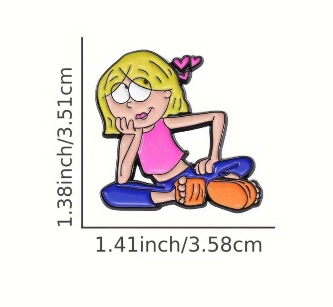 Lizzie McGuire enamel pin