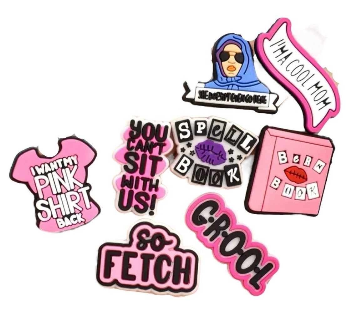10 piece mean girls shoe charms